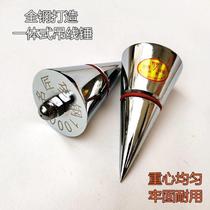 Hanging hammer stainless steel beads high-grade steel ball lip nail external thread perforation decoration packaging spherical wire pendant fresh-keeping alloy