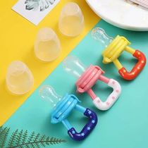 3 PCs Baby Fruit and Vegetable Teether Food Supplement Bite