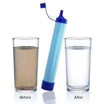 Field filtration adventure emergency portable straw life drinking water purifier equipment small sterilization direct drinking outdoor