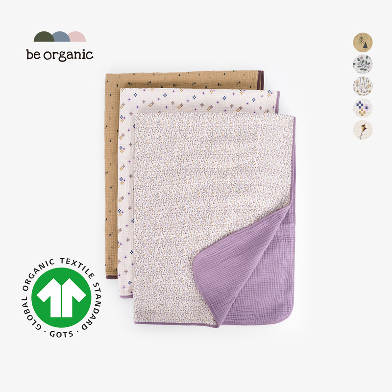 Be Organic【Organic Cotton Six-Layer Gauze Nap Blanket】New Autumn and Winter Style for Infants and Young Kidsren Be Organic【Organic Cotton Six-Layer Gauze Nap Blanket】New Autumn and Winter Style for Infants and Young Kidsren