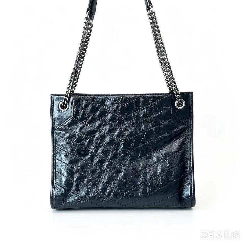New Women's Bag Niki Shoppingbag Tote Bag Oil Wax Leather Genuine Leather Shoulder Crossbody Hobo Bag