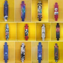 New style (sandpaper customized according to drawing) double rocker sandpaper skateboard dance board longboard frosted sticker waterproof pores