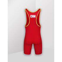 Kangrui one-piece weightlifting suit for men and women special clothing for competitive training adult one-piece suit nylon spandex weightlifting suit