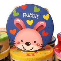 Childrens hand drum tambourine rattle Orff musical instrument 1-3-6 years old kindergarten teacher uses performance tambourine toy