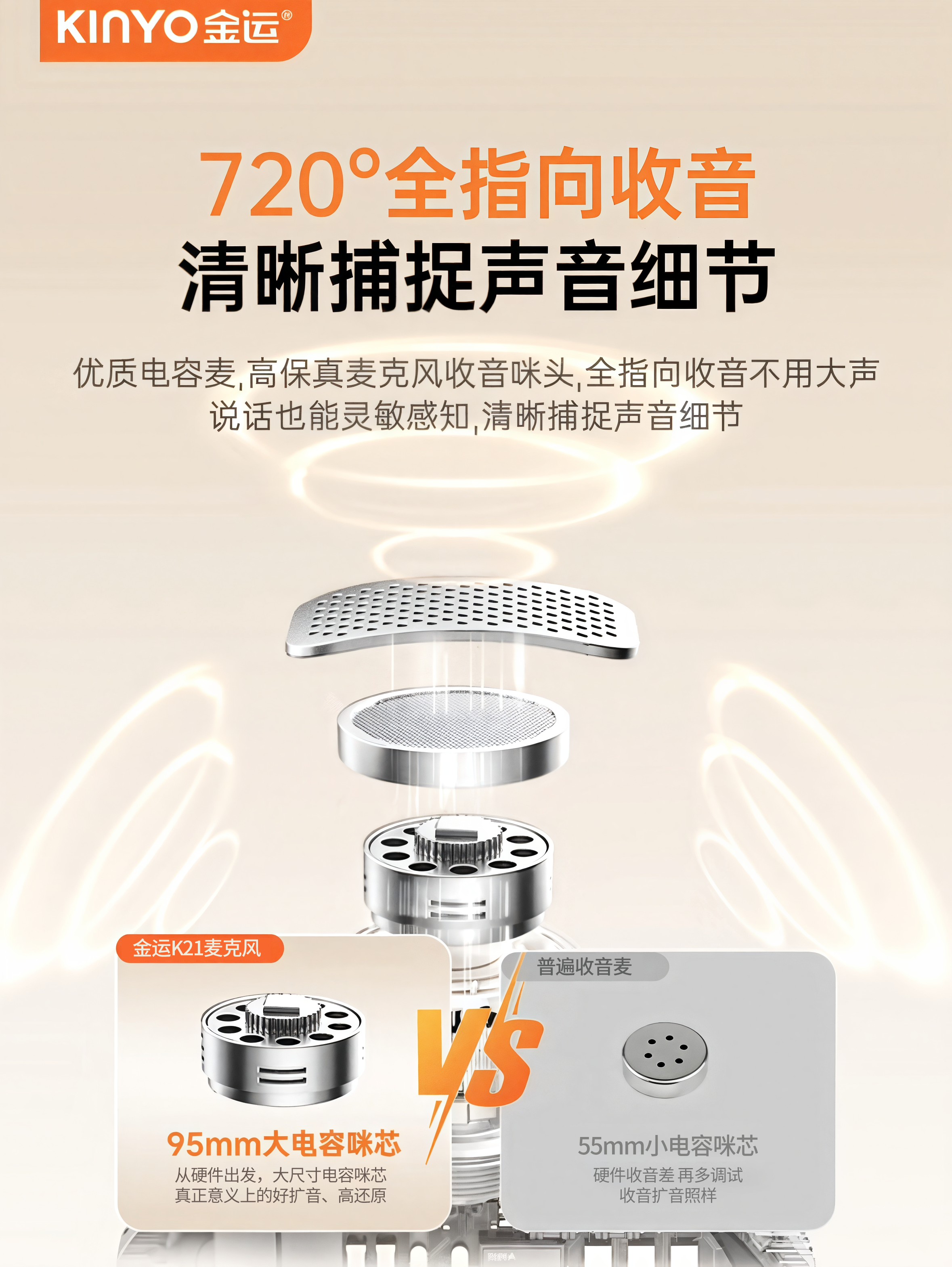 Wireless Lavalier Microphone Amplifier for Teachers, Dual Microphone, High Volume Lecture Machine, Jinrun