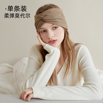 All-cotton era Yatemao confinement headscarf hat postpartum summer and autumn fashion all-match headband cotton maternity headscarf sitting
