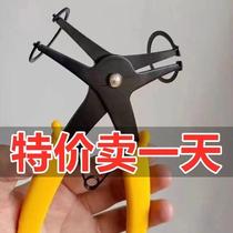 Multi-purpose circlip pliers imported from Germany multi-functional two-in-one dual-purpose circlip pliers internal and external bent spring disassembly and assembly retaining ring pliers