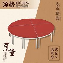 Stage shelf assembly and assembly mobile folding wedding T stage stage aluminum alloy stage shelf factory direct sale