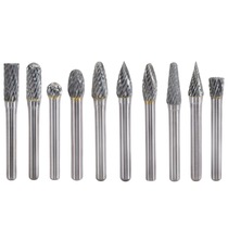 Carbide rotary file 6*8 set tungsten steel electric grinding head metal jade wood carving root carving polishing grinding file