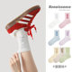 Renaissance Original Dopamine Socks for Women, Spring and Autumn Style, Mid-Calf Sports Weekly Socks, Colorful Long Socks