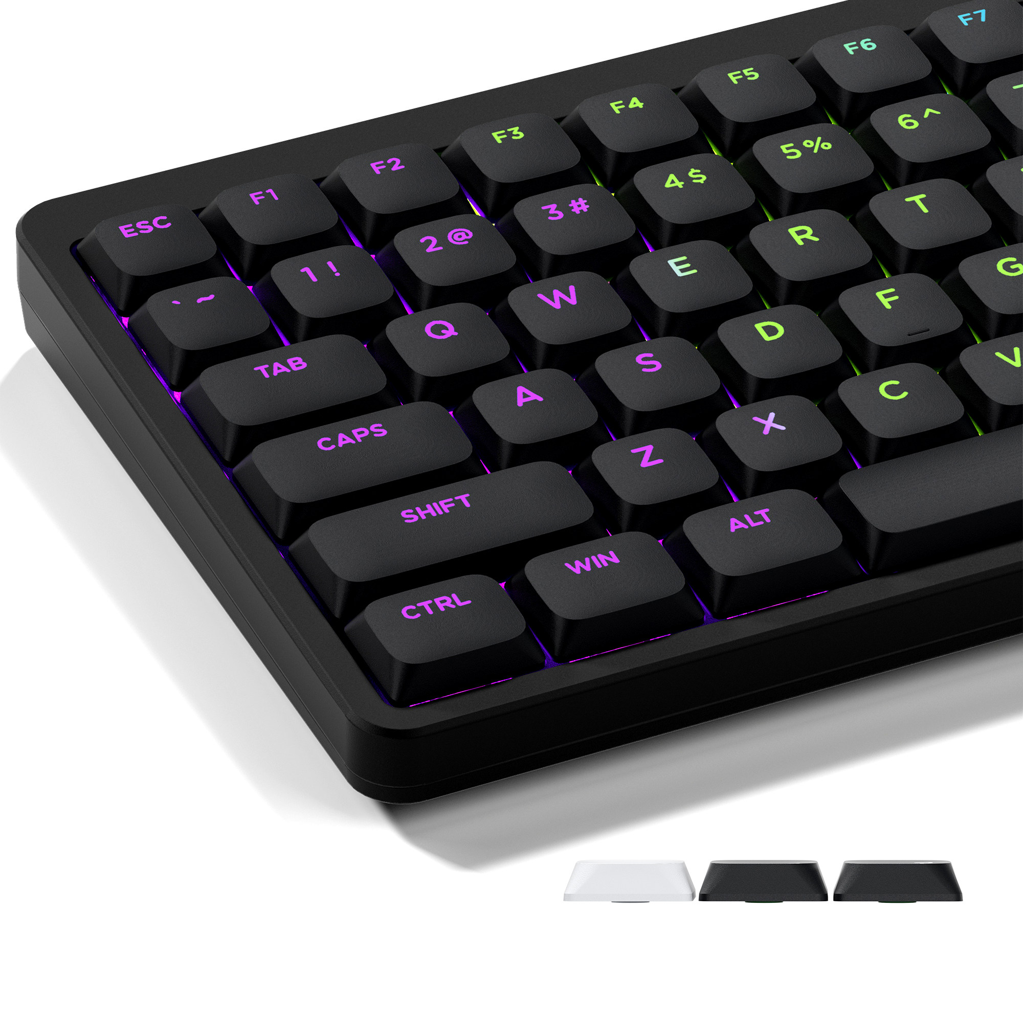 Kibou Rio65 WKL + KeyKobo 支配恶魔 KeyKobo 支配恶魔键帽：解锁你的键盘新大陆，让键入变成艺术！-键帽
