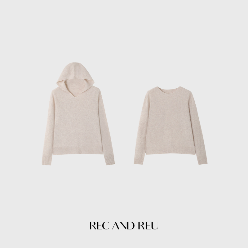 Rec and Reu【Fluff You】Silk, Cashmere, and Wool Seamless One-Piece Sweater with Multiple Versions of Brushed Wool
