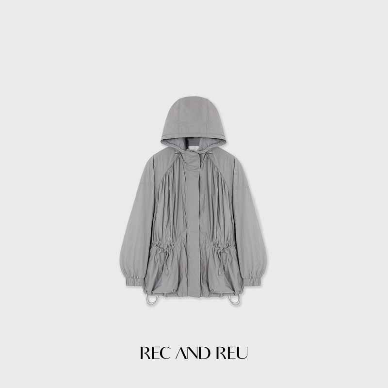 Rec and Reu【Down Parka】Ultra-Light Windproof 90 Duck down Adjustable Drawstring Hooded down Jacket Rec and Reu【Down Parka】Ultra-Light Windproof 90 Duck down Adjustable Drawstring Hooded down Jacket