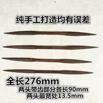 Old craft handmade woodworking tool file tea tray grinding head carving knife wood file root carving hardwood file