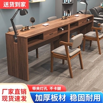 Upgraded and thickened retro manicure table manicure table manicure table special table for manicure shop special price and economical model