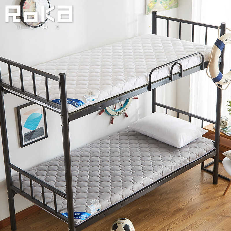Full cotton cloth student mattress thickened dorm room sleeping room bunk beds special single bedding cushion quilted by bed bedding 0 9m 9m bed