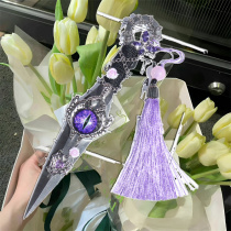 Kunai hand-made knife shadow finished product ready-made ornaments tools accessories student unboxing utility knife gift half-edged knife