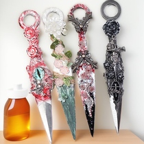 Kunai hand-made knife broken butterfly finished Kunai retro style high-looking utility knife handmade gift unboxing ornaments