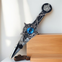 Hand-made knife dark gothic style kunai knife ready-made gift Lolita pendant decorative object half-edged