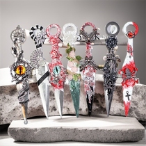 Utility knife half-edged toy prop lightweight and portable girls handbook to make two-dimensional star-chasing new model