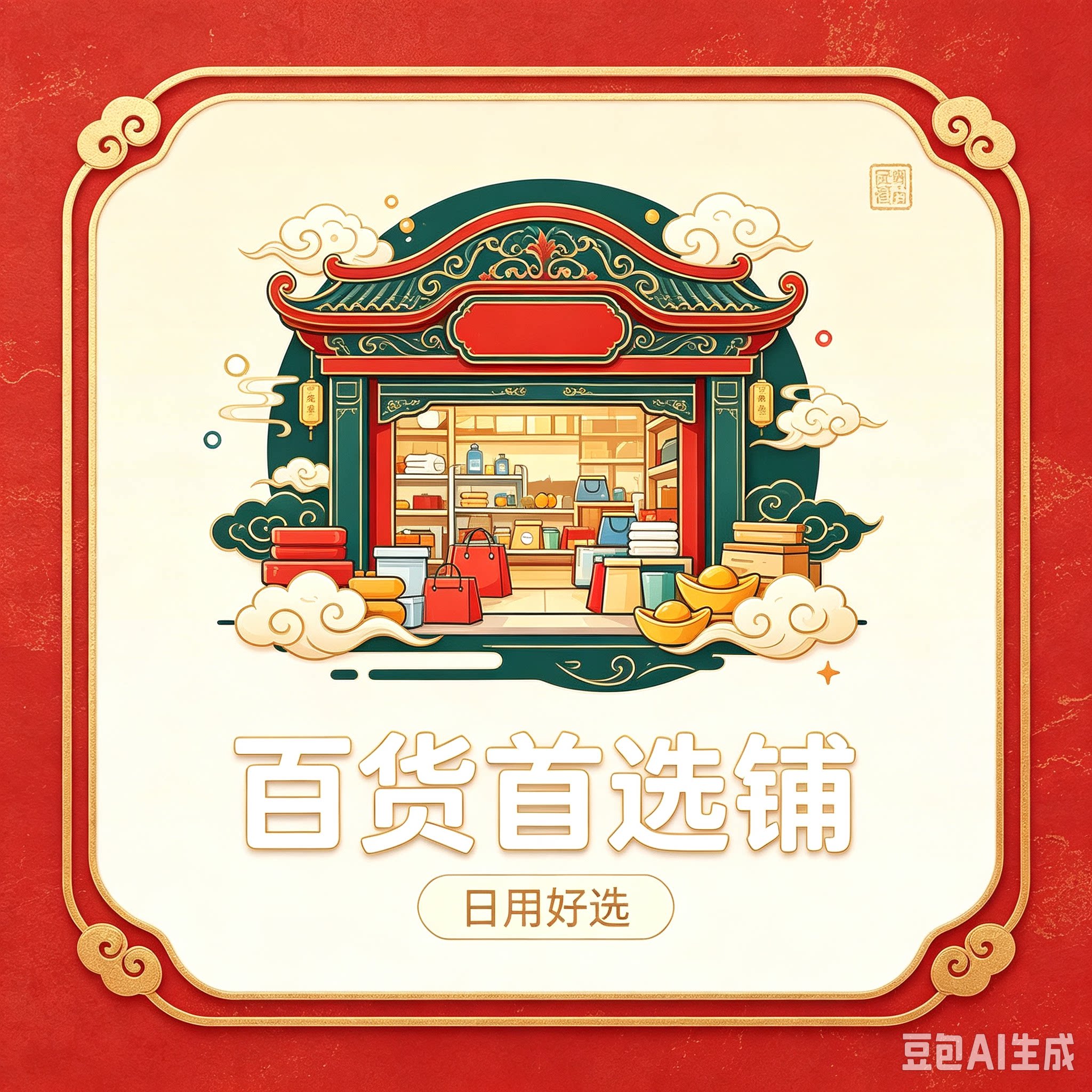 百货首选铺的LOGO
