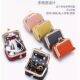 Small leather gold-mouthed diamond ring jewelry bag