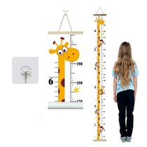 ins infant childrens room measurement height ruler props decoration 3d living room home wall stickers hanging paintings 0 to 2 meters solid wood
