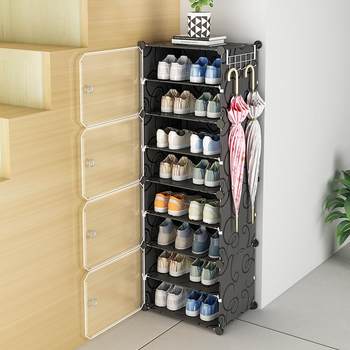 Shoe box storage box transparent dustproof ball shoe storage space saving home door shoe rack discount words