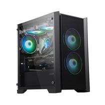 Xianma Light God mini desktop computer main case MATX small mini computer case glass side transparent