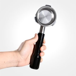 Yumtu bottomless marseille/lehehe/maxim 58mm three-ear double-mouth stainless steel bottomed universal handle