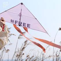 Rehe original design 2023 new kite for adults and children breeze easy to fly handheld roulette portable outdoor