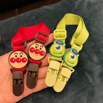 Dry rice clip anti-splash childrens saliva napkin bib clip meal napkin clip adult halter neck adjustable bib clip handkerchief