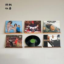 Vinyl record display rack black walnut storage rack solid wood record rack vinyl display rack record storage rack