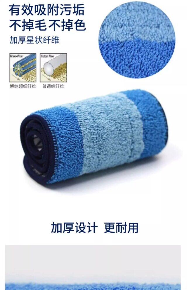 【 Swedish bona 】bona microfiber cleaning pad, dust removal pad, waxing pad, mop special replacement cloth pic 12