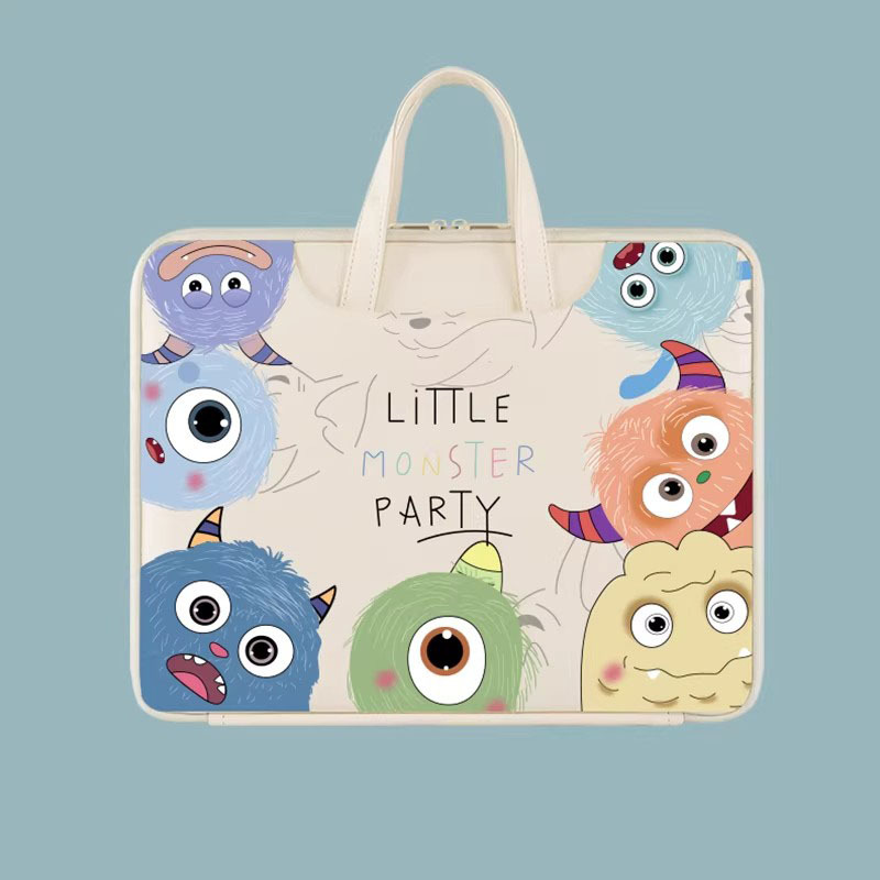 German Cartoon Computer Bag Ins Style Portable Cute Handbag for Women Suitable for Apple Macbook13.3 Lenovo Air14 Huawei 15S Hp Dell15.6 Savior R9000P 16inch Waterproof and Shockproof