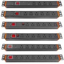 James American standard 8-bit aluminum alloy cabinet aging test rack socket with switch rack high-power row socket