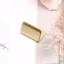 Brass message photo tag holder photo brass business card holder card holder card holder price tag note holder base