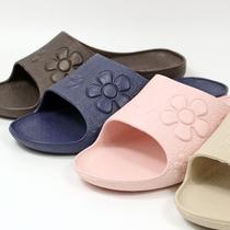 Korean original imported bathroom waterproof slippers EVA ultra-light mens and womens sandals thick sole leaking toes for home use