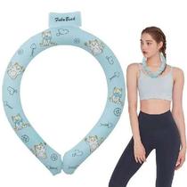 Cooling Ring Reusable Neck Cooler Ice Cushion Tube Summer
