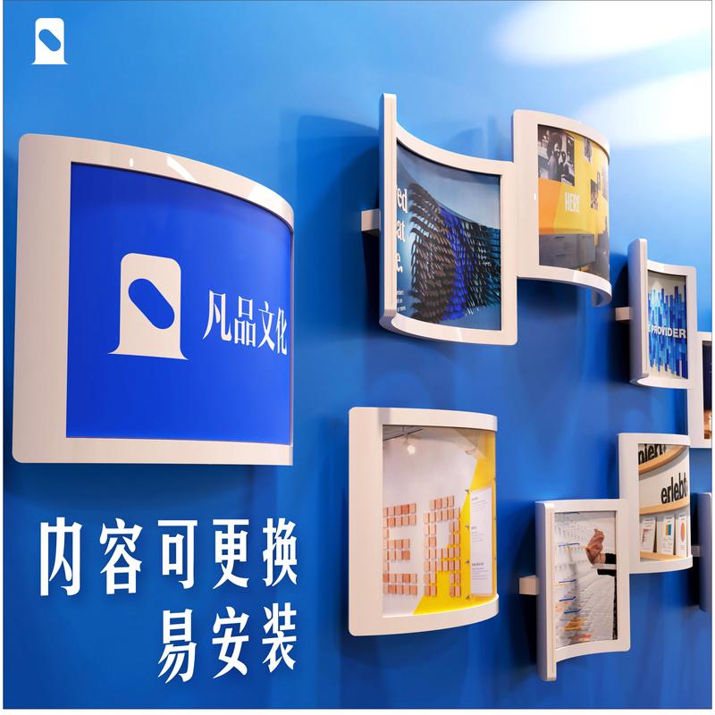 Creative Tile Photo Wall, Corporate Culture Wall, Employee Showcase, Case Study Introduction, Replaceable Patent Wall, Product Introduction