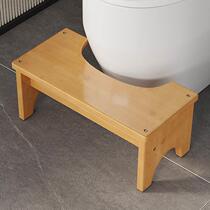 Toilet toilet solid wood bathroom artifact footstool toilet pad squatting pit household childrens foot stool