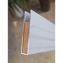 Brick clamp cabinet aluminum alloy accessories single side column ceramic tile kitchen cabinet single edge slot U-shaped slot large frame single slot tube