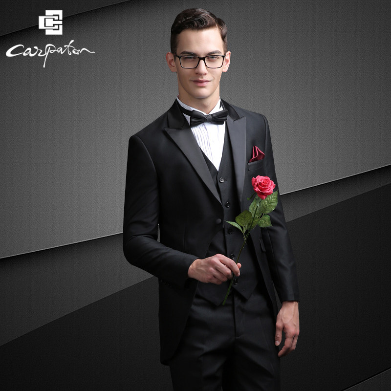[USD 440.00] Men's Tuxedo Suit Slim Fit Performance Conducting Costume ...