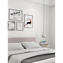 Waterproof and moisture-proof cream textured bedroom living room TV background wallpaper self-adhesive wallpaper wall sticker 2024 new style