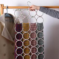 Scarf rack circle rack underwear tie scarf silk scarf hanger belt hanger storage anti-slip magic hanger wardrobe