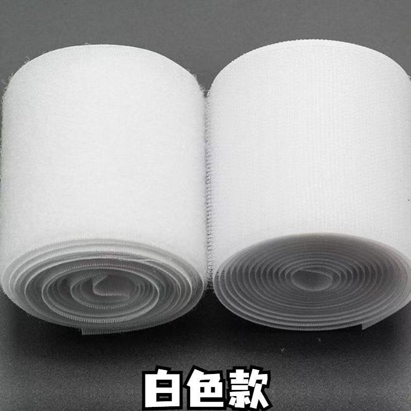 10cm Wide Double-Sided Hook and Loop Fastener Tape Without Adhesive, Black and White Nylon Hook and Loop Fastener 10cm Wide Double-Sided Hook and Loop Fastener Tape Without Adhesive, Black and White Nylon Hook and Loop Fastener