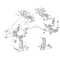 The new product is suitable for Steyr cab front suspension shock absorber spring D7B front flip shock absorber cab floor damper