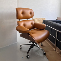 Chivas boss chair leather office reclining study computer chair home swivel chair comfortable sedentary office chair