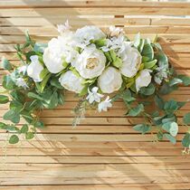 Artificial Wreath Threshold Flower Peony Rose DIY Wedding Pa