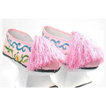 Flowerpot bottom shoes Qing Dynasty new style Zhen Huan Qing Dynasty princess ancient flag shoes